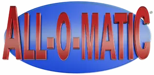 all o matic logo for gates on site